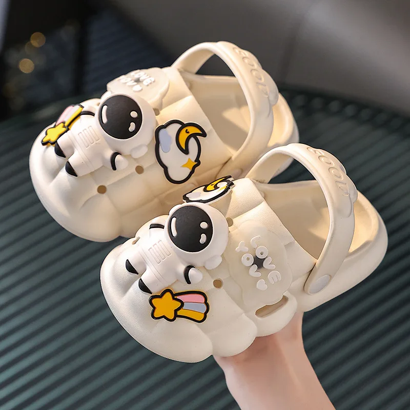 

Kids slippers bubble shoes for kids summer waterproof EVA slide clog with charms girl sandal toddler bubble slipper with charm