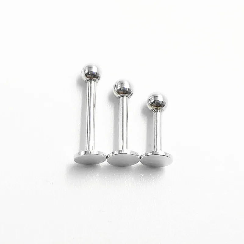 

HYHB821 925 sterling silver body piercing jewelry, ball, belly button nail