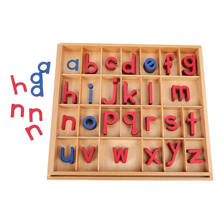 Cheap Kids Spelling And Learning Movable Alphabet Wooden Trays ...