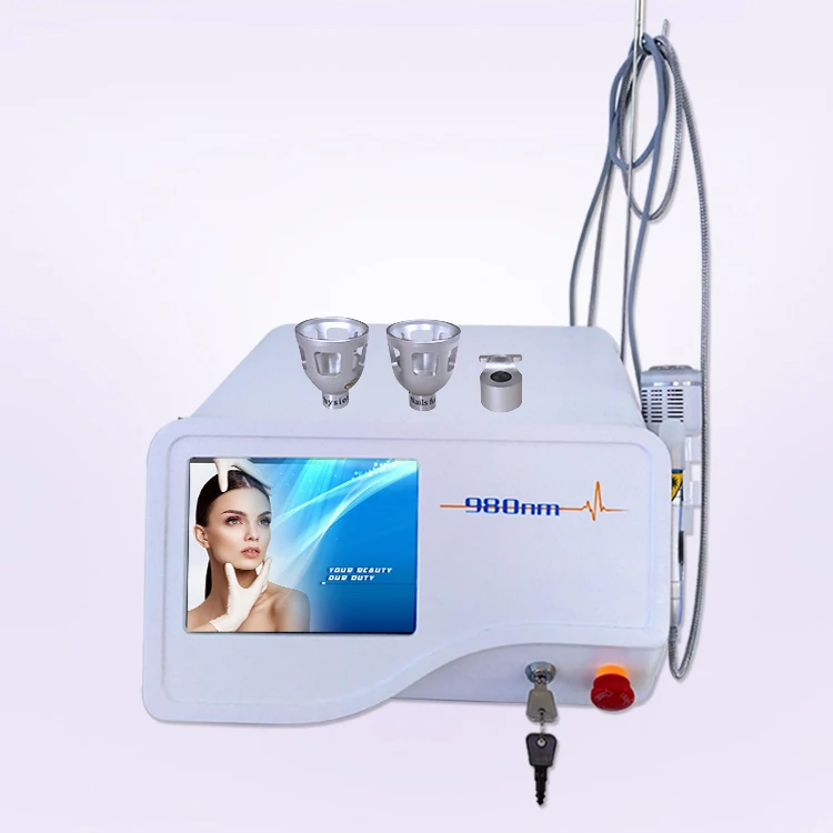 

40w 4 in 1 980nm diode laser vascular therapy spider vein removal pain removal nail fungus treatment machine