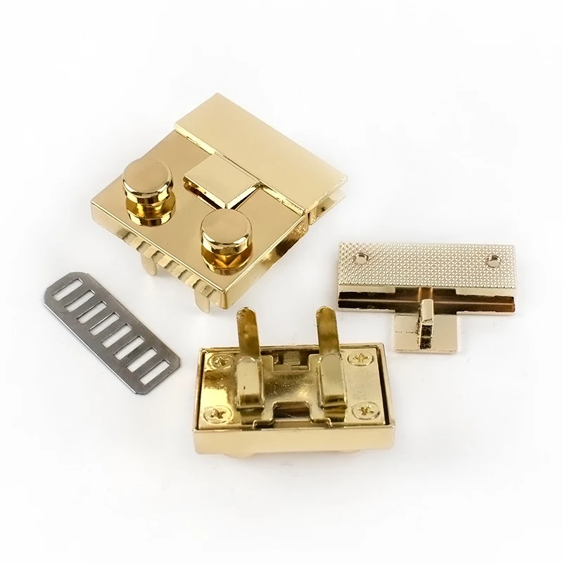 

Meetee BF632 27*38mm Light Gold Handbag Clasps Closure Buckle DIY Hardware Accessories Alloy Bag Lock