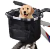 Dogs Carrier Bike Basket Perfect Removable Dog Basket For Bike Pet Cat Dog Carrier Easy Install Quick Released