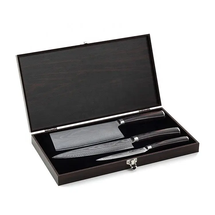 

Professional 3PCS Damascus kitchen Knife sets