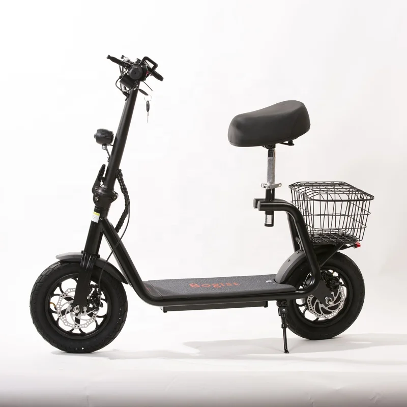 

UK/EU Warehouse Electric Scooter 12 inch 500W with basket and seat dropshipping