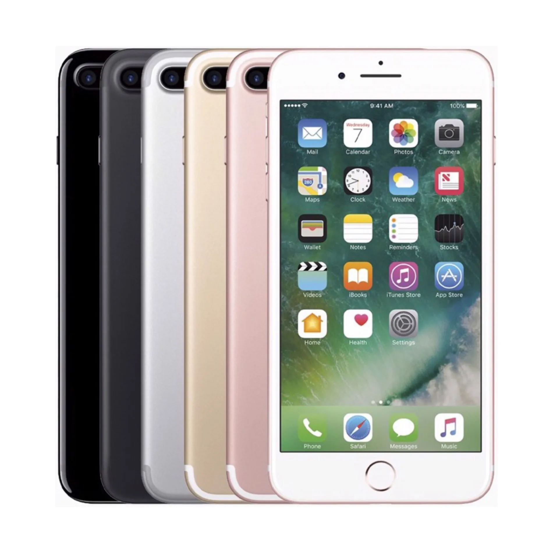 

Top Quality used original apple 7p celulares telefon 64GB 128GB china factory refurshied mobile phone for iphone 7 plus