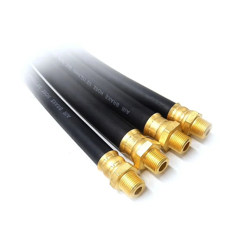 15ft 3/8 Inch Red Blue 2 In 1 Air Power Lines For Trucks Brake System