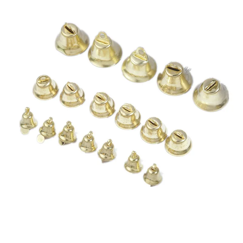 

Gold Silver Open Mouth Metal Jingle Bell Christmas Decorations