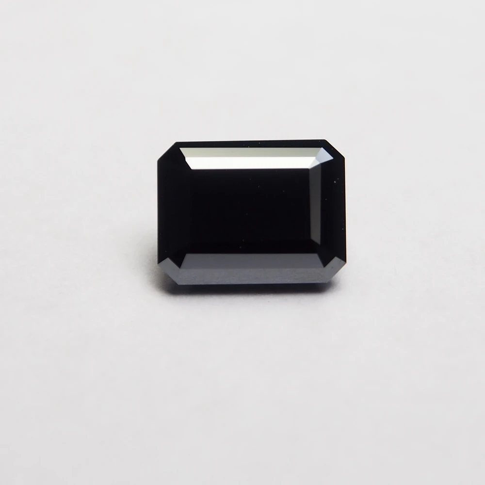 VVS1 Black Emerald Cut Moissanite Diamond 7x9mm 3ct 8x10mm 4ct Octagon Black Moissanite