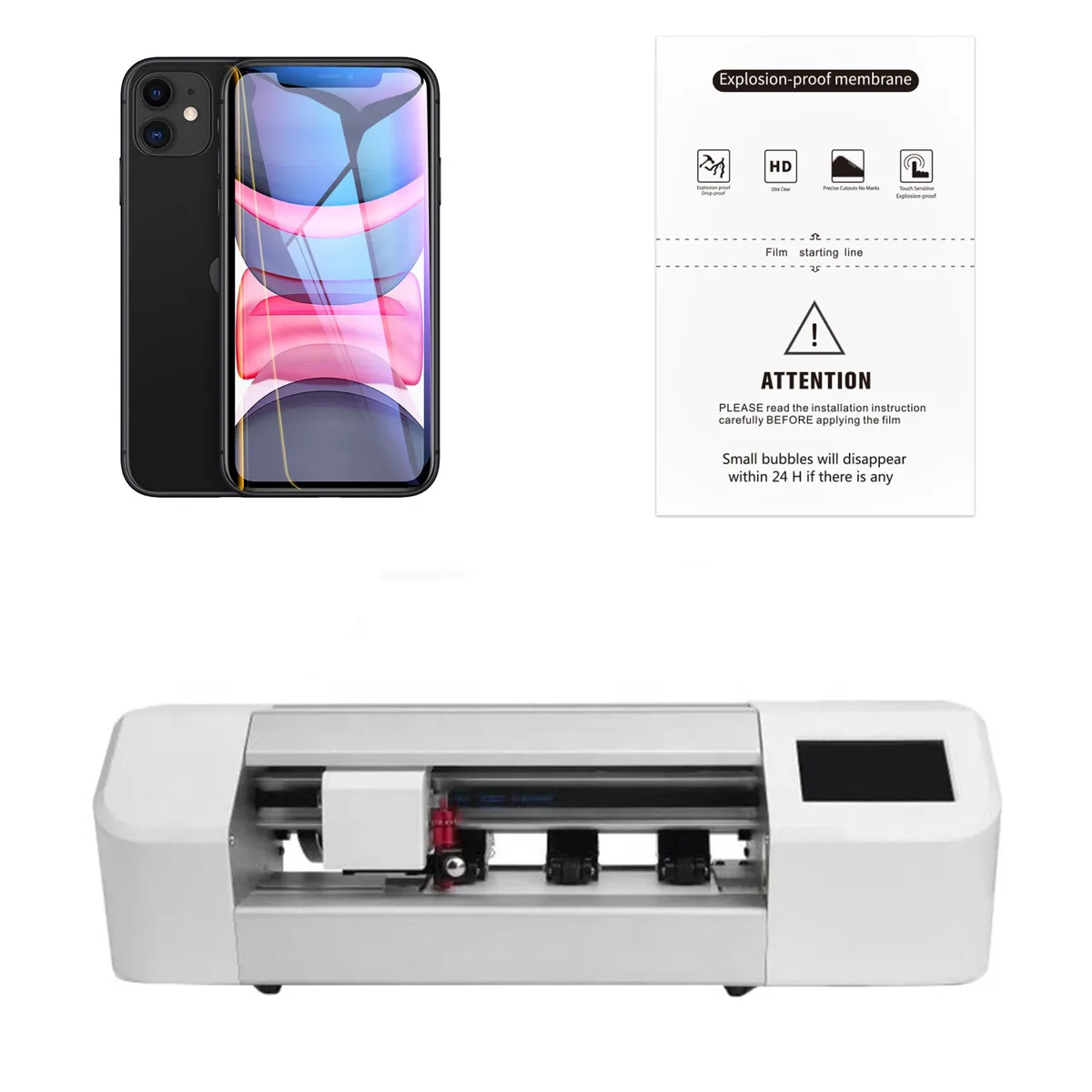 

Universal iPhone Model Anti-blue light Anti-glare TPU Sheet Screen Protector Explosion Proof Hydrogel Film For Cutting Machine