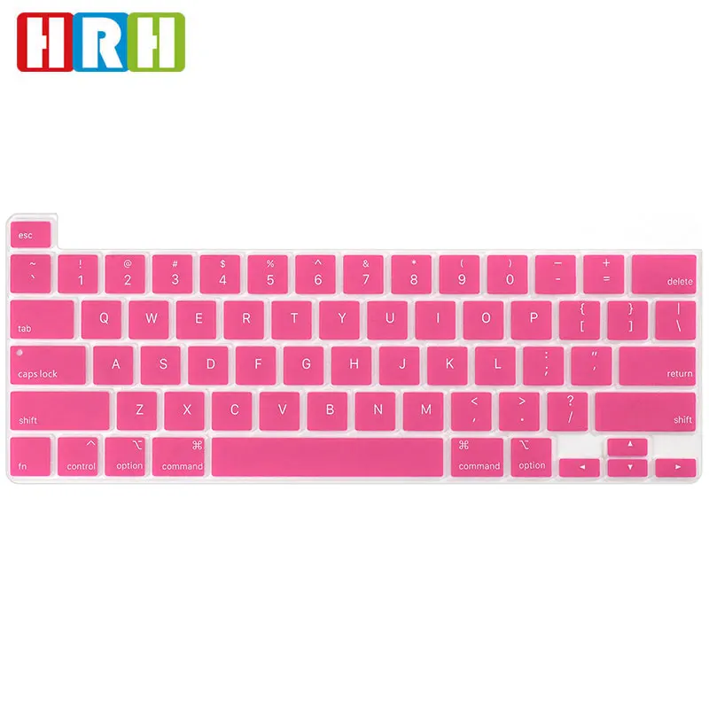

Thin Sofe English Silicone Keyboard Cover laptop Skin for MacBook Pro 16 with Touch Bar A2141 M1 A2338 laptop keyboard cover