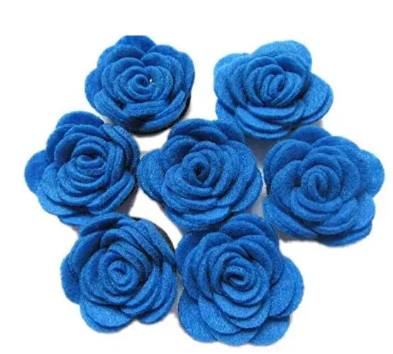 Felt Rose Flowers Applique for DIY Headband Hair Accessory Craft