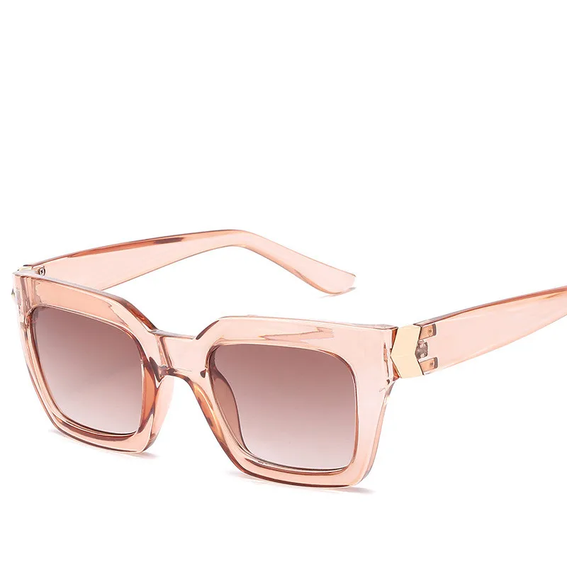 

Custom Logo Pink Square Wholesale Ladies Cateye China High Quality Sunglasses