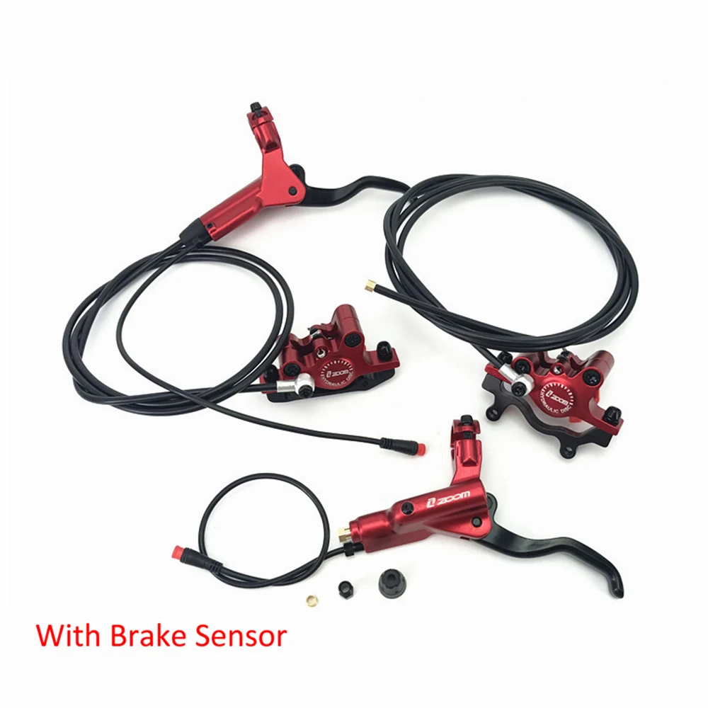 

Zoom HB875-E brake lever Hydraulic Brake Caliper with Brake Sensor for Mountain MTB Mountain Bikes, Black