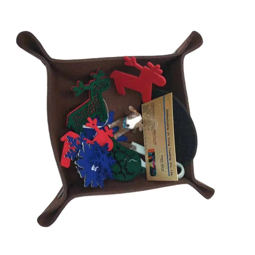 

Polyester multifunctional storage box with stylish design for small objects