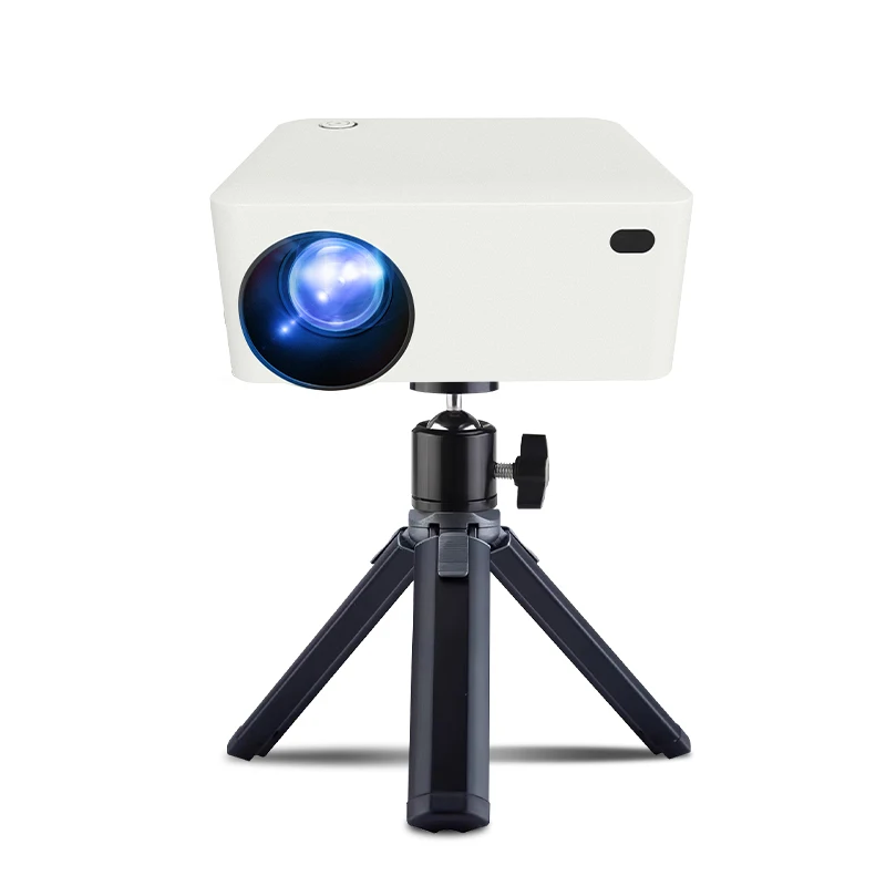 7000Lumen Mini Portable Beamer 4k Lcd  With Built-In Dual Speakers Ultra Short Throw Home Theater Projector