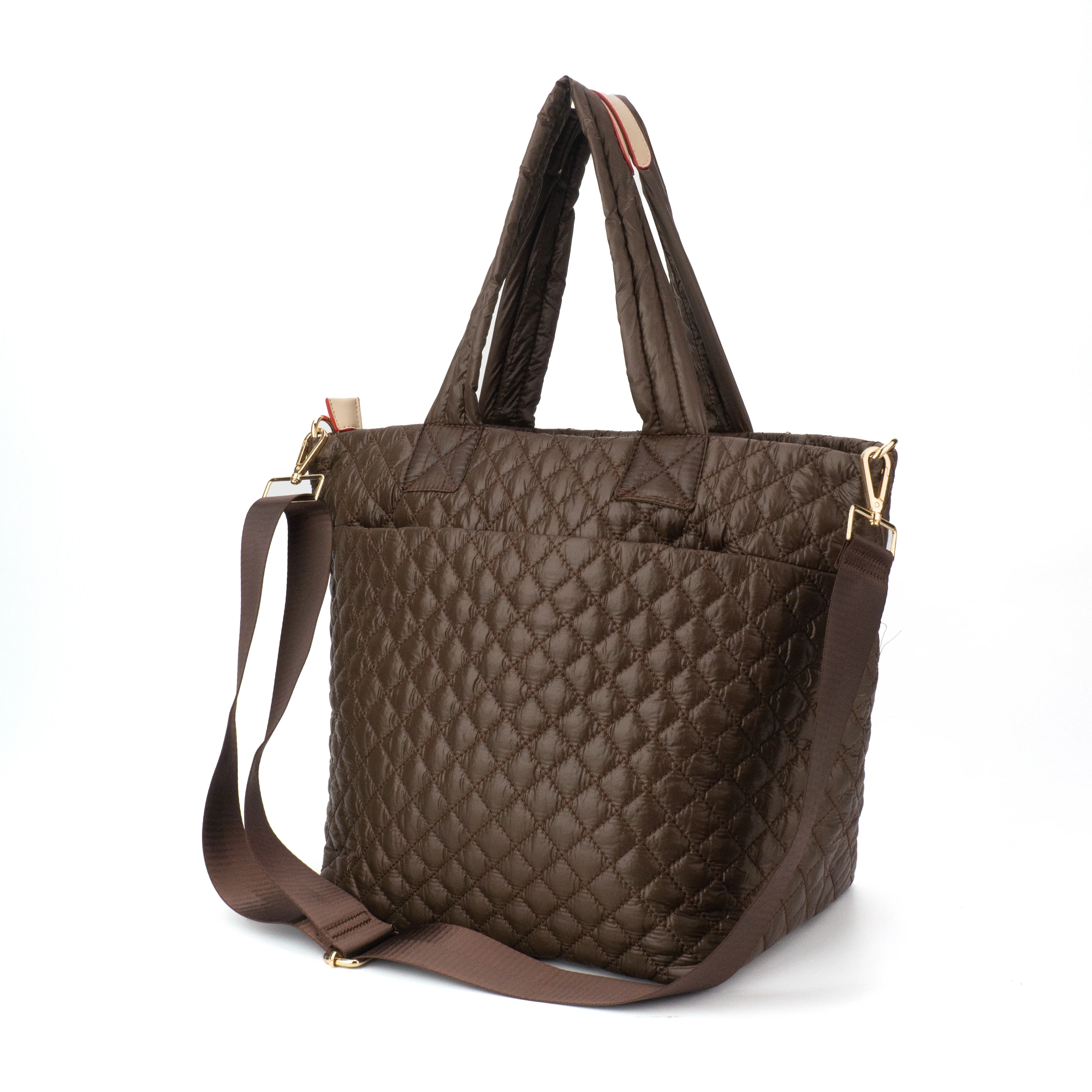 

New Wholesale Custom Handbag Women Quilted Puffer Tote Bag add logo Women's Tote Bags Puffer Quilted Bag