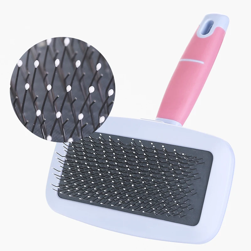 

Wholesale New Dog Brush Deshedding Soft Pet Stainless Pin Brush, Muticolor