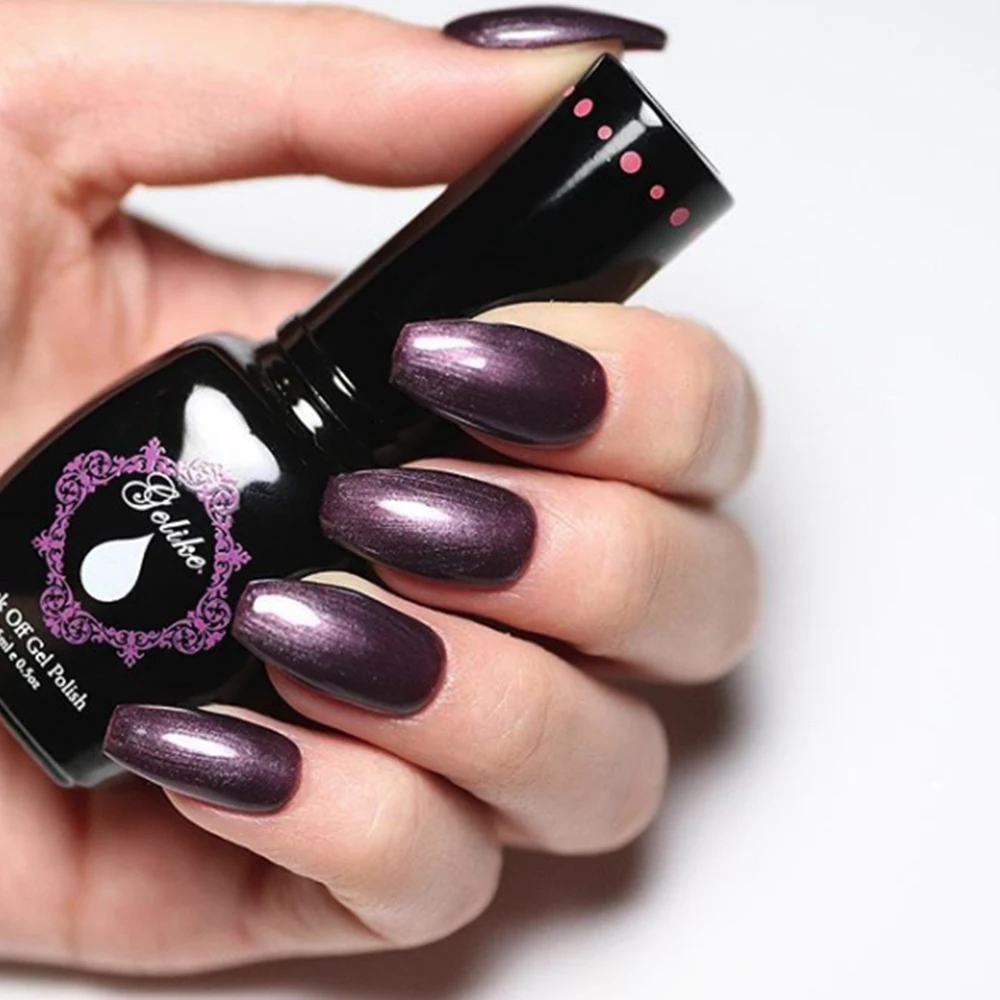 

China nail supplies cheap uv led gel vernis ongle OEM temperature change color thermal ombre metal gel nail polish kit set