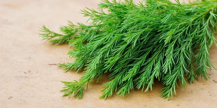 Fresh dill weed bundle