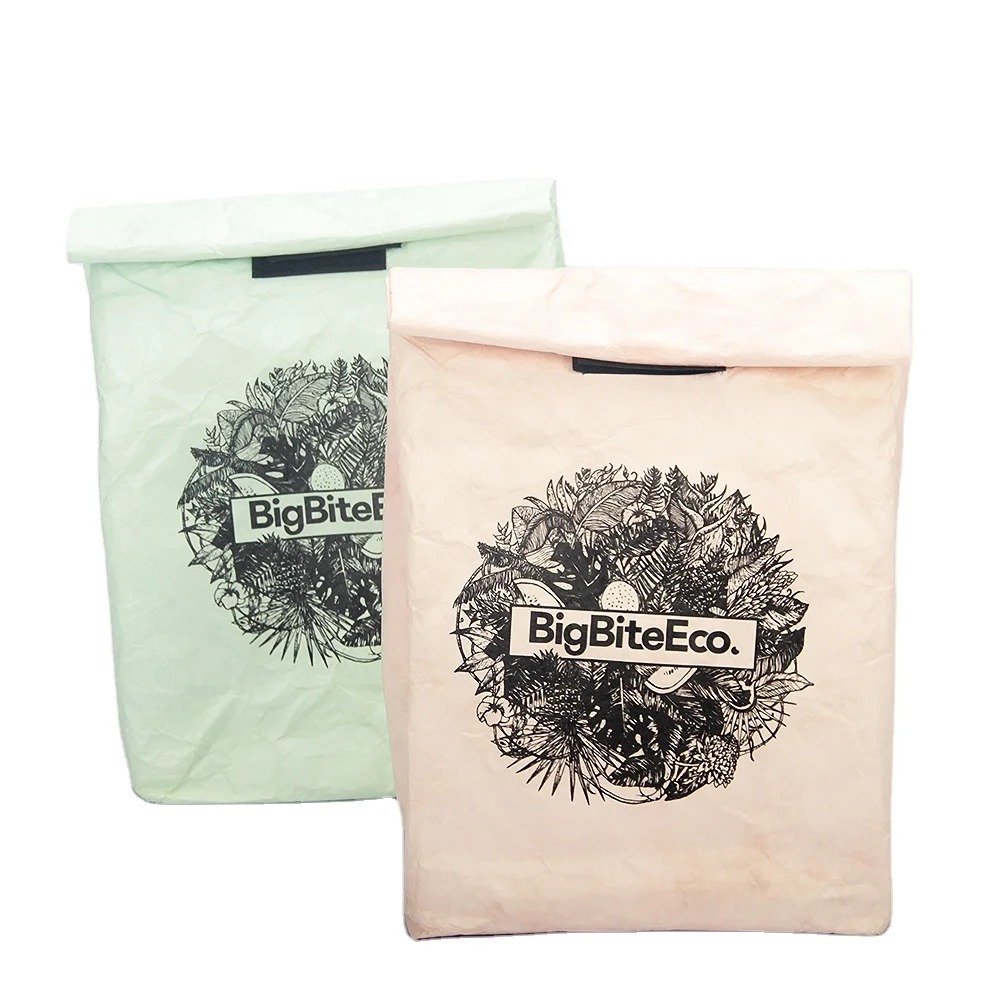 

Wholesale Promotional Custom Eco Friendly tyvek Ice Cooler Bag Green Waterproof Logo, Customized color