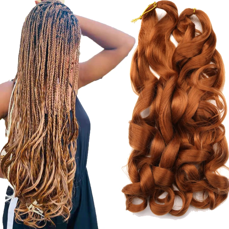 

Ombre Big Curly Wavy Braiding Hair Jumbo Hair Colorful Synthetic Wholesale Wave Curly Crochet Braids Hair Extensions, Per color and 2 color more than 16 colors available