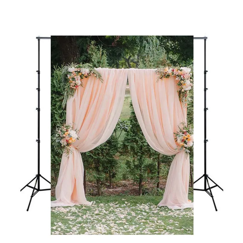 

Custom beautiful wedding decoration vinyl photography backdrop with good price and best quality, Red