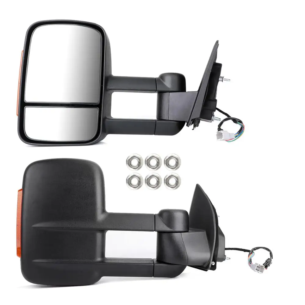 

Areyourshop Extendable Towing Mirrors For Ford Ranger MK PX XL XLT XLS Wildtrak 2012-ON, As picture shown