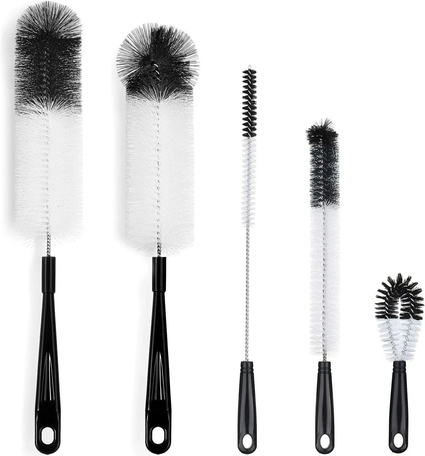 

5 Pack Long Water Bottle and Straw Cleaning ashing Brush Cleaner bottle cleaning brush set