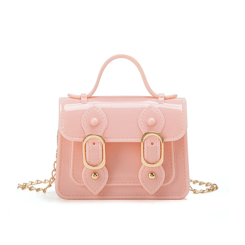 

Candy Color Mini PVC Cute Lipstick Shoulder Bag Fashion Cam Bridge Design Crossbody Bag Young Little Girls Jelly Handbag