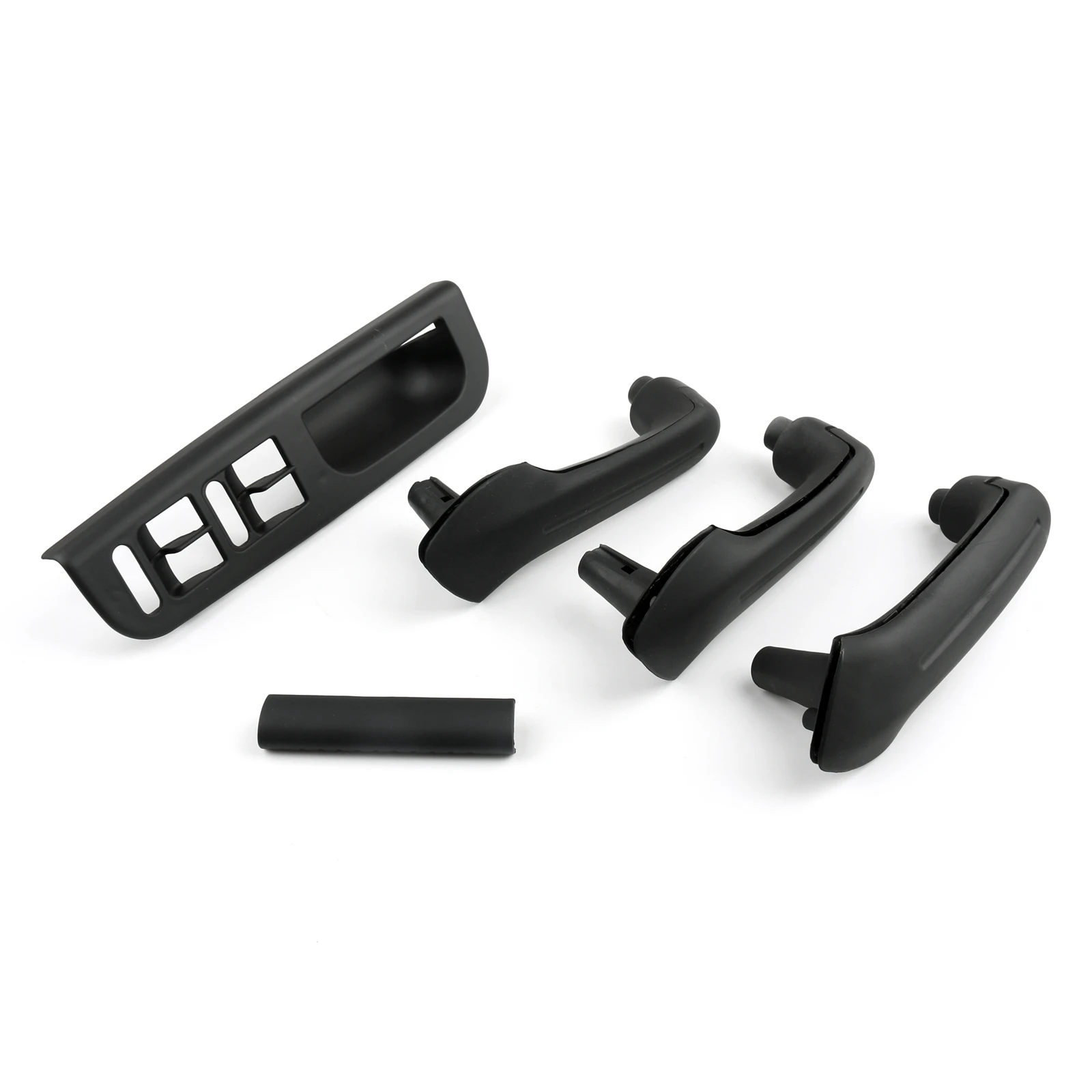 

Areyourshop Black Interior Door Handle Trim Cover For VW For Jetta For Golf MK4 For Bora 1998-2004