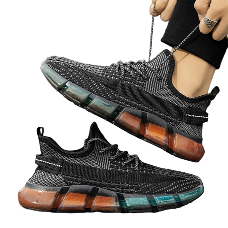 

2021 Trendy Sneakers Shoes Mens Custom Wholesale Running Shoes for Students Male, 3 colors