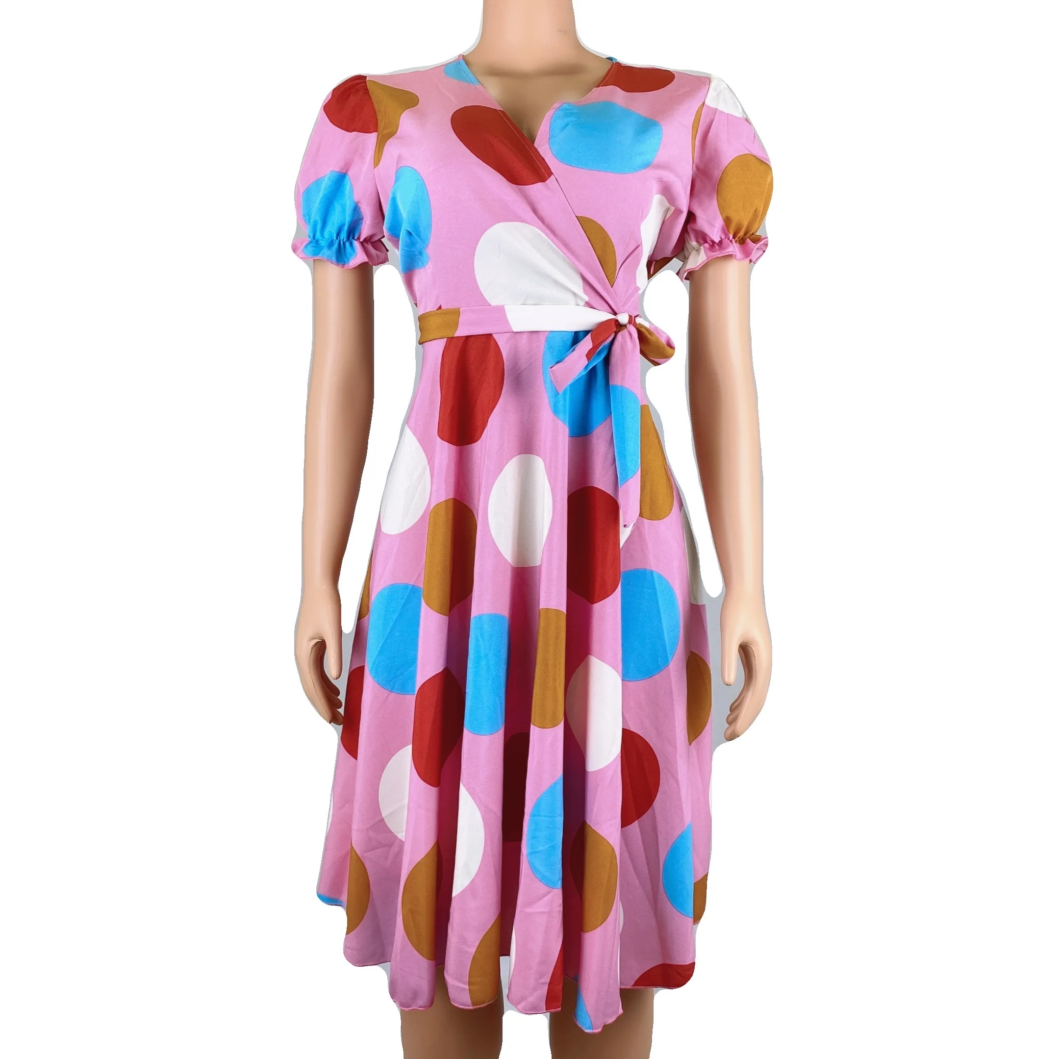

made in china in stock low MOQ print colorful formal evening dresses practical dresses evening dress for women, Shown