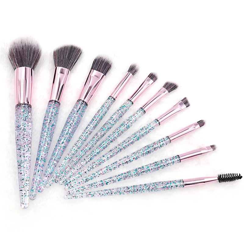 

Beautydom Professional Makeup Brush Sets Msds/Gmp/Gmpc Wholesale Customize China Factory New Product Luxury 10Pcs Eyelash Brush, Customized color