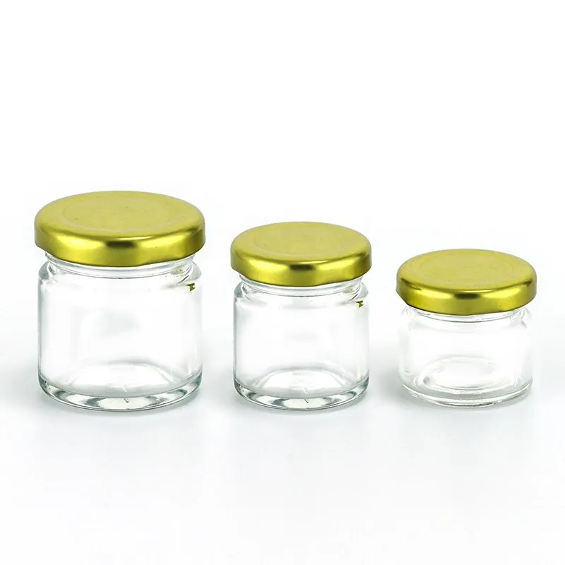 

New Design Cylinder bird nest bottle glass jam jar food storage preserve honey glass jar, Clear