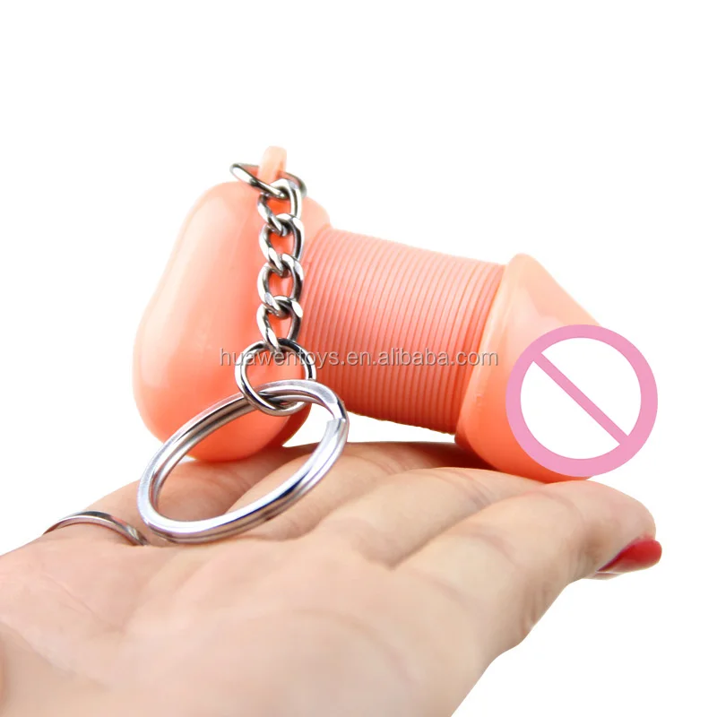 Top New Adult Sex Toy Hen Party Dildos Key For Fun Sex Key Chains Plastic Dildos Toy Sexy Penis Keyring Individual Keychains photo