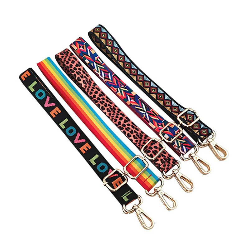 

Meetee B-J212 New Color Ethnic Style 2.5cm Narrow Shoulder Strap Small Bag Replacement Diagonal Strap