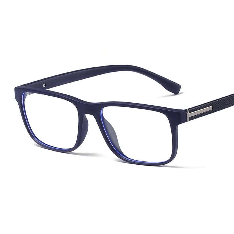 

Wholesale Trendy Anti Blue Light Glasses Small Square Shiny Frames Best Selling Ladies Reading Glasses TR90 Eyewear Men