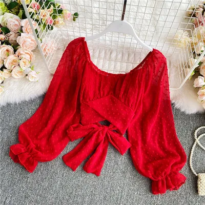 

2020 Autumn Latest Designs Women Fashion Chiffon Blouse Tops