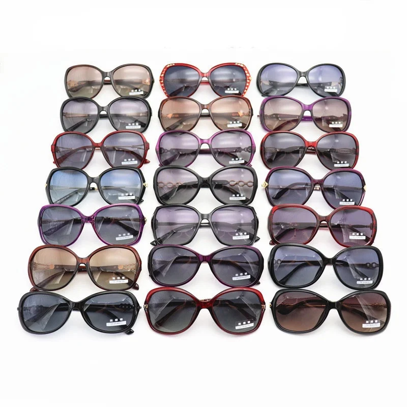 

assorted ready mixed stock plastic fashion woman polarized sunglasses uv400, Mixed colors