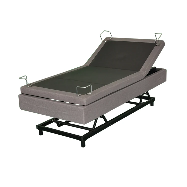 Smart Wall Hugger Adjustable Bed Frame With Zero Gravity Massage Led