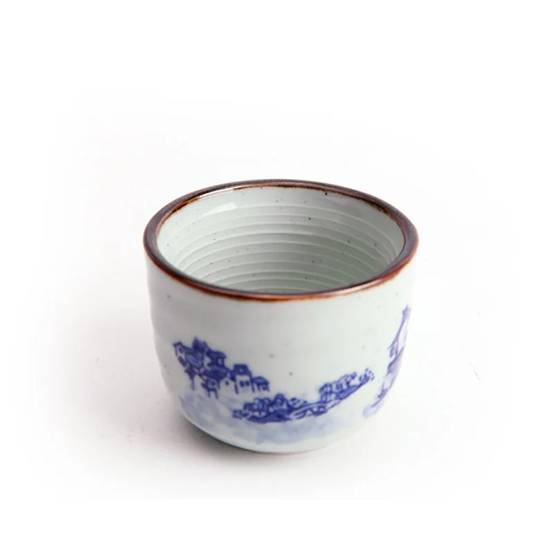 

Chinese Retro Blue and White Porcelain Tea Cups Home, As picture