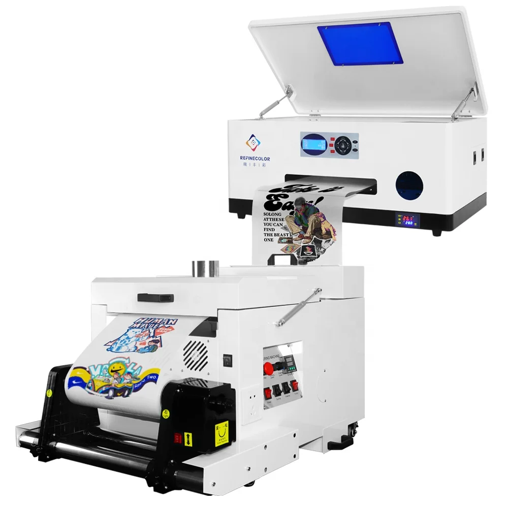 

Refinecolor DTF Printer A3 XP600 Direct To 30/33cm PET Film Printing Machine T shirt Transfer Impresora DTF Imprimante Free Oven