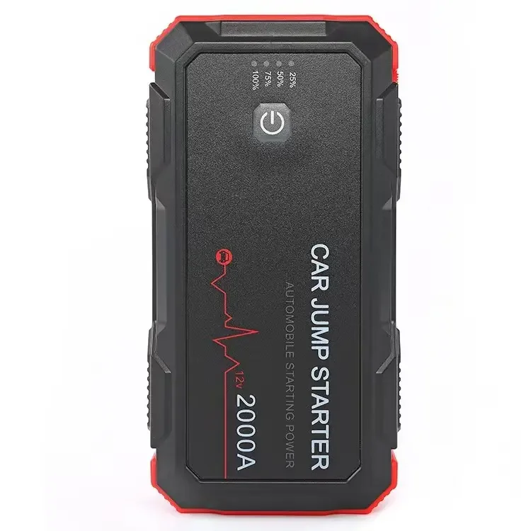 

portable multifunctional 1000a smart car battery charger jump starters power bank car jump starter with air compressor