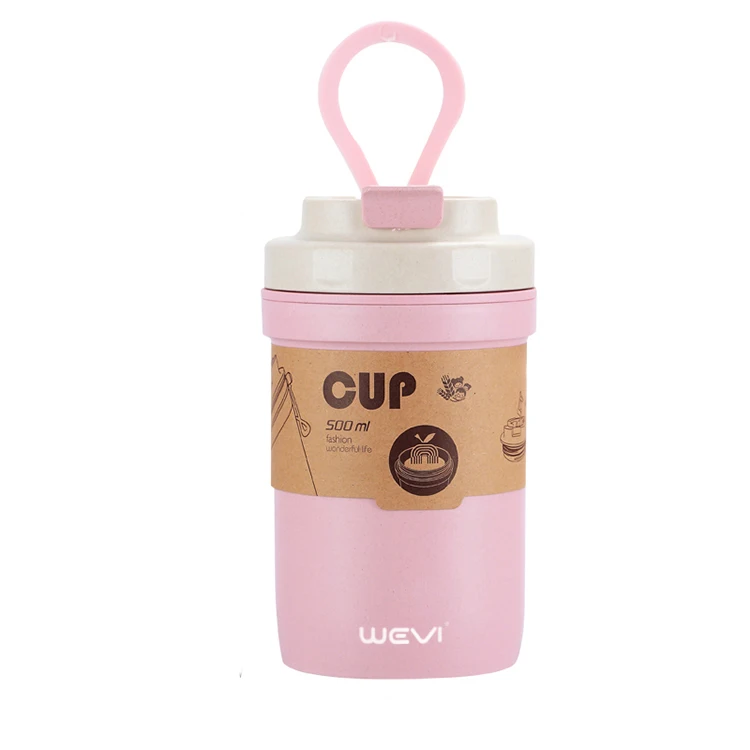 

Wevi Eco Friendly Biodegradable Reusable Coffee Drink Cups with Lids, Customized color