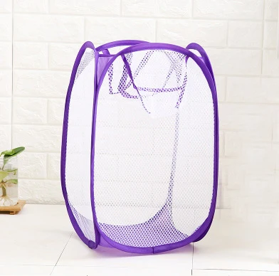 

OEM Mesh Popup Laundry Hamper - Portable, Collapsible for Storage and Easy to Open. Dirty Clothing Storage, baby toy basket