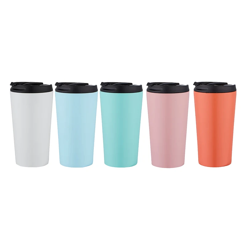 

350ml hot sale double Wall Vacuum Custom Tumbler Cups Stainless Steel coffee tumblers With Lid