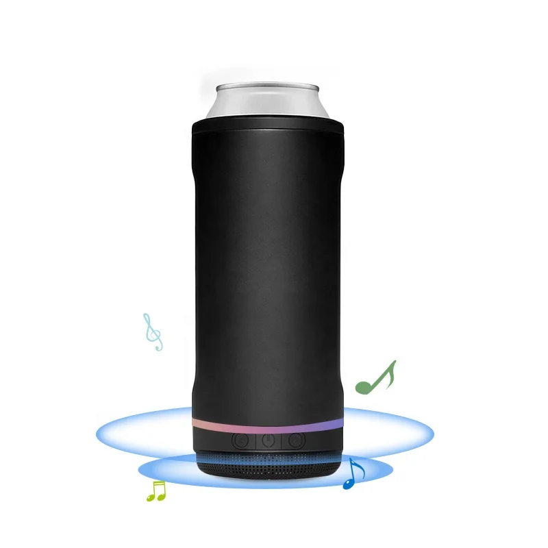 

14oz Portable Outdoor Blue Tooth Speaker Water Bottle 400ml Sublimation Tumbler Vacuum Music Cooler Cup