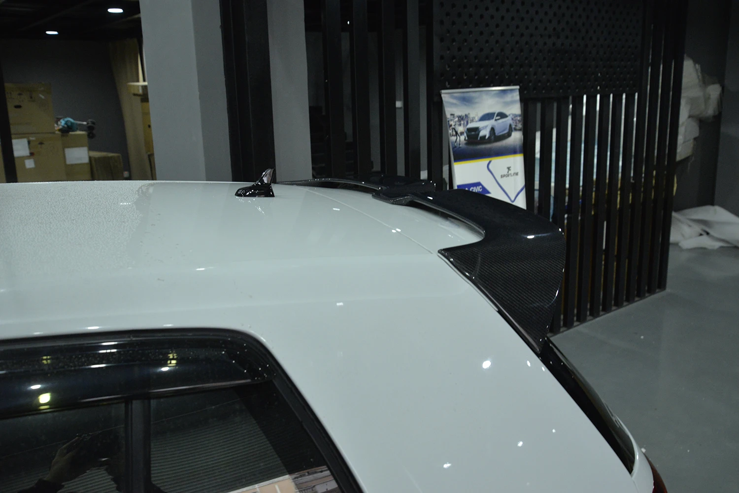 Carbon Fiber Mk7.5 Roof Spoiler For Volkswagen Golf R Vii Mk7 Gti 2014