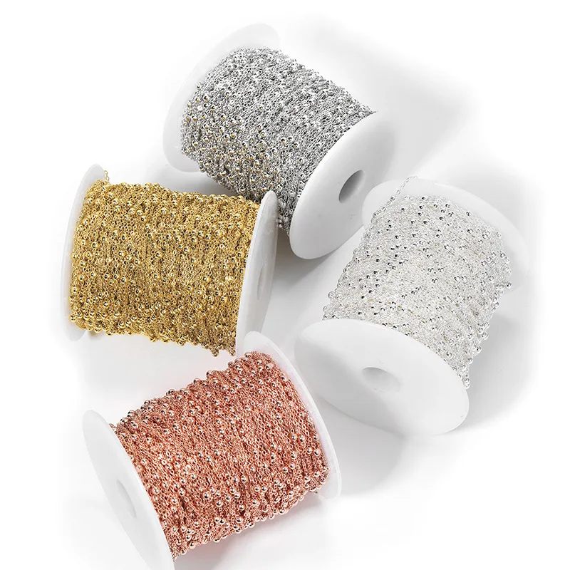 

Jewelry Suppliers Making Stainless Steel Beads Chain Jewelry Making Necklace Chains