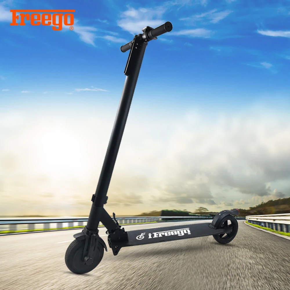 

Europe warehouse in stock black color 4Ah 250W folding kick electric scooter for ES-06C